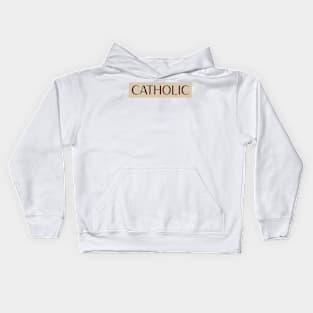 Catholic version 2 Kids Hoodie